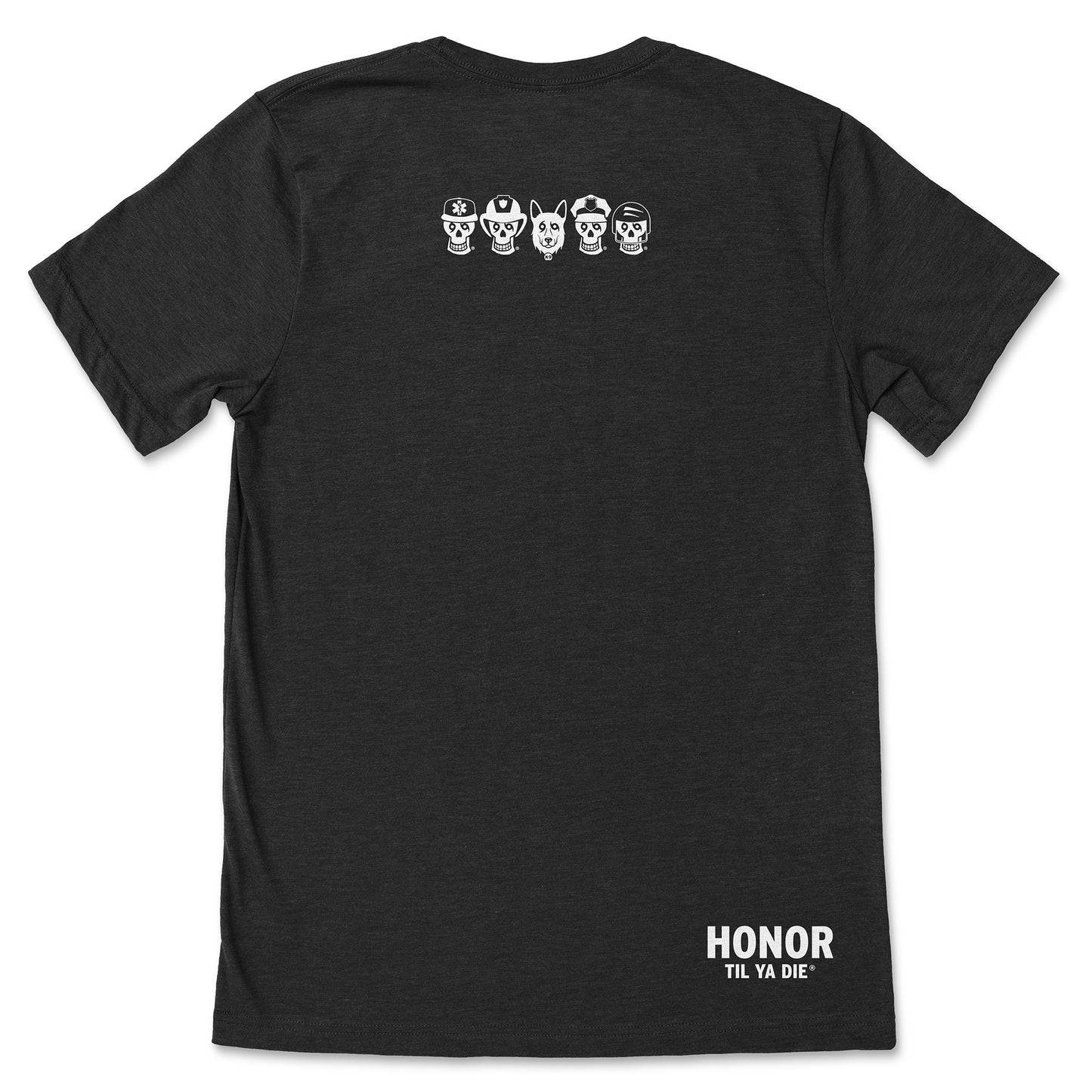 Honor First Responders Skull Tee