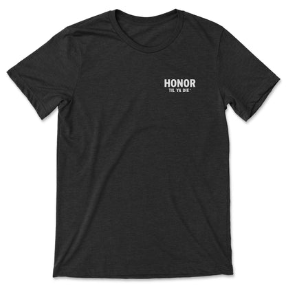 Honor Firefighter Skull Tee