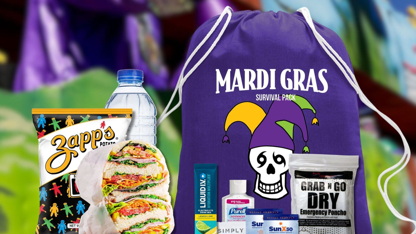 Mardi Gras Krewe Survival Pack