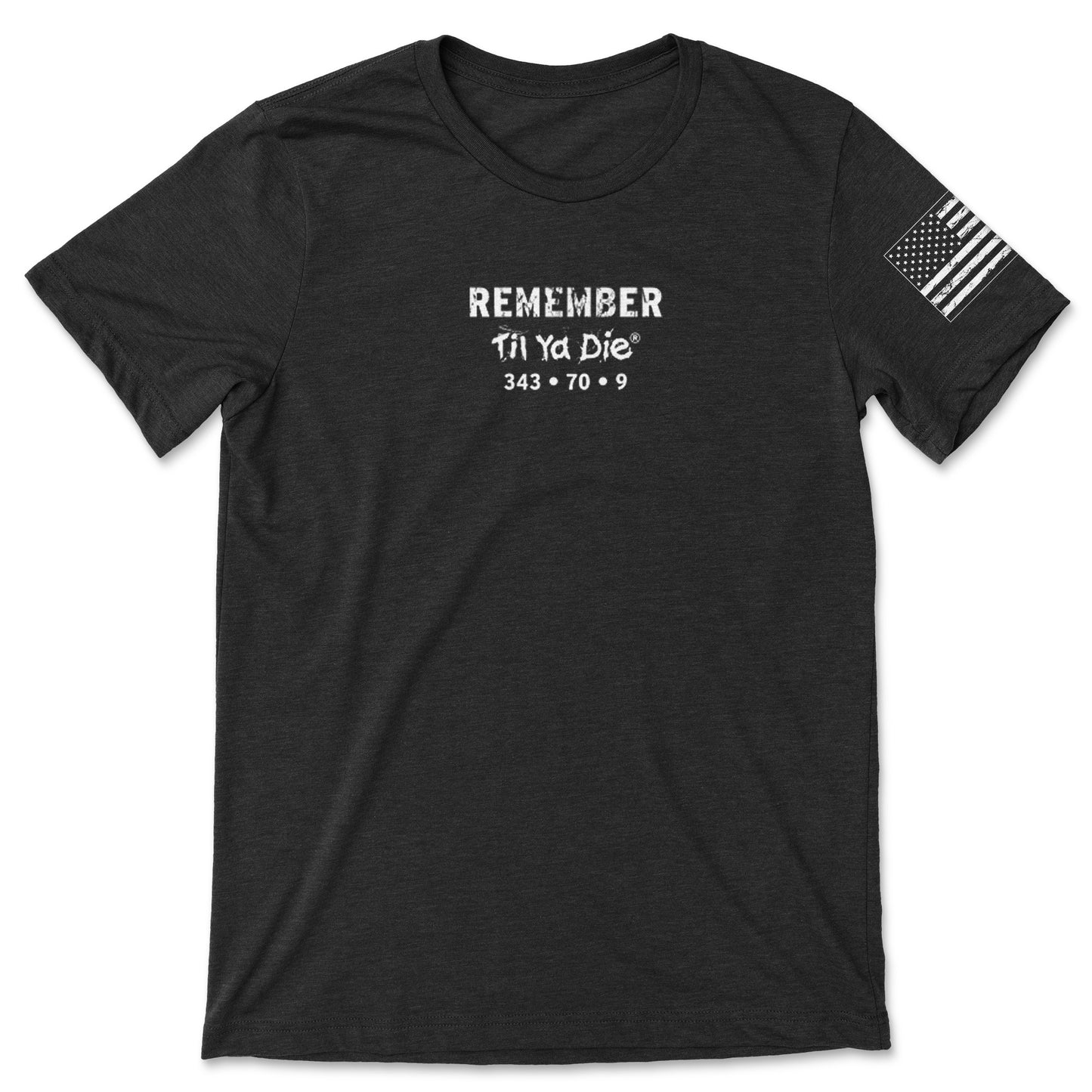 9/11 Remember Tee Splatter Logo