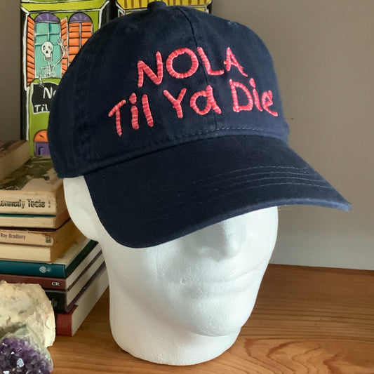 Nola Hat Navy Rose