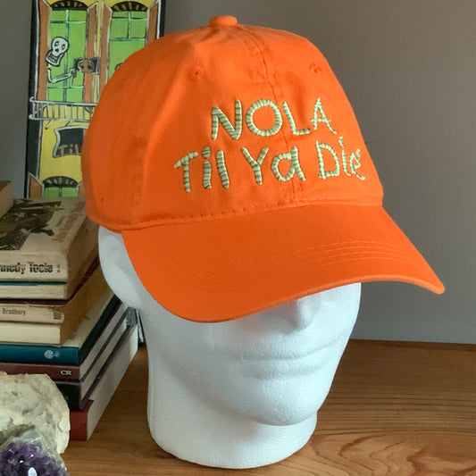 Nola Hat Orange Green