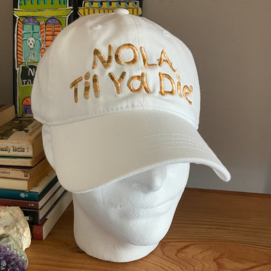 Nola Hat White Gold