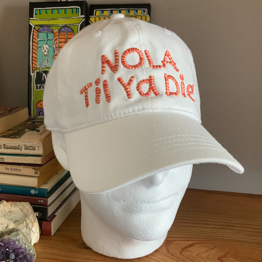 Nola Hat White Sunset