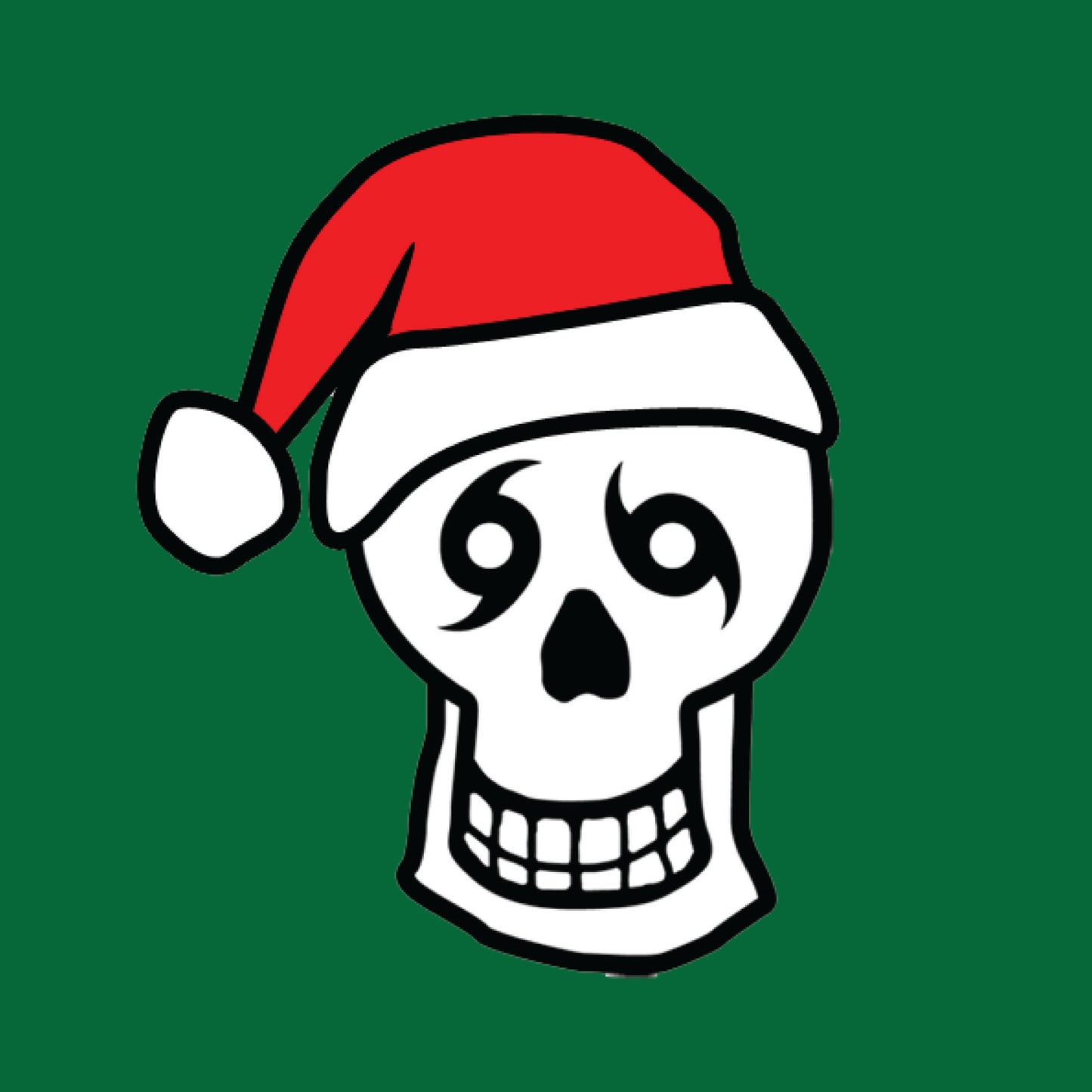 Santa Skull Design