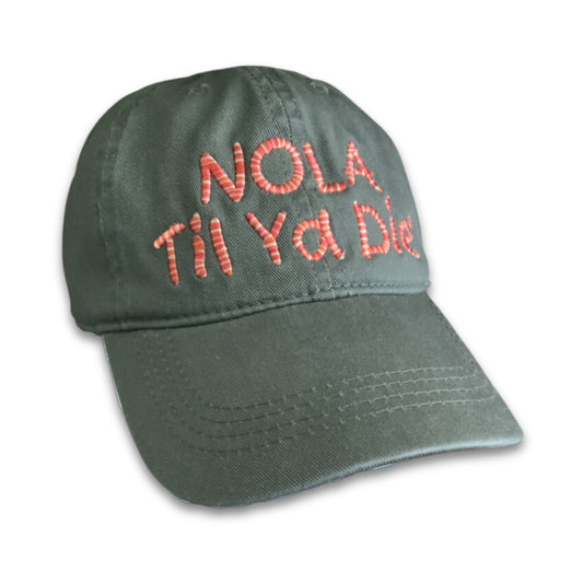 Nola Hat Olive Rose