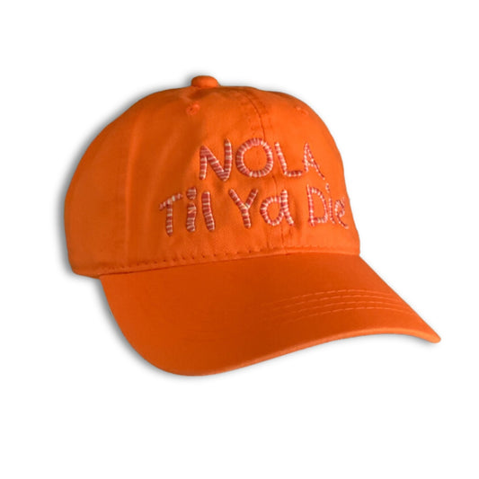 Nola Hat Orange Rose