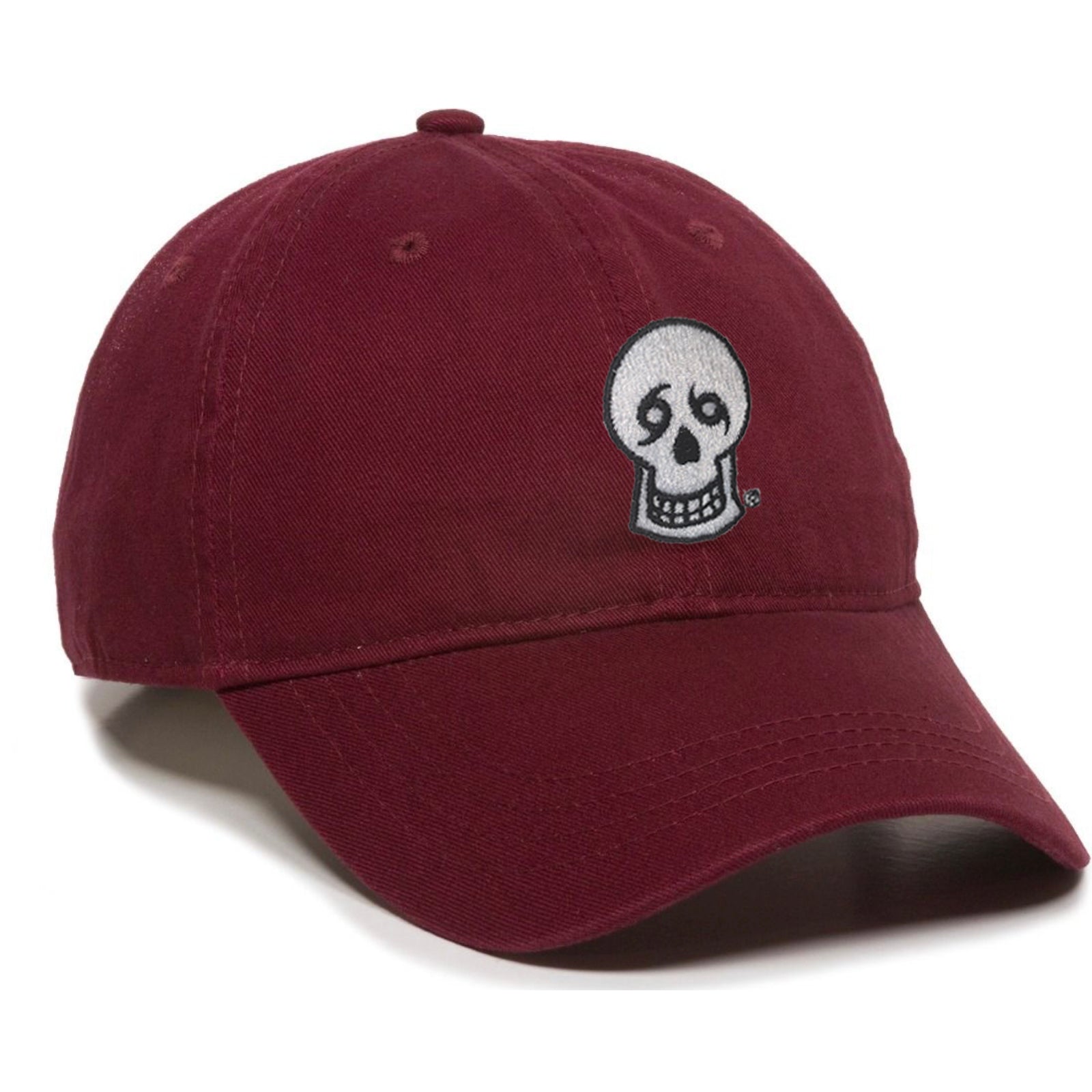 Burgundy best sale skull cap